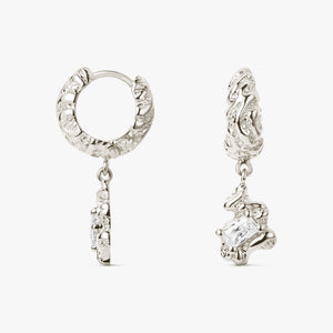 Store Flare Zebra Hoops