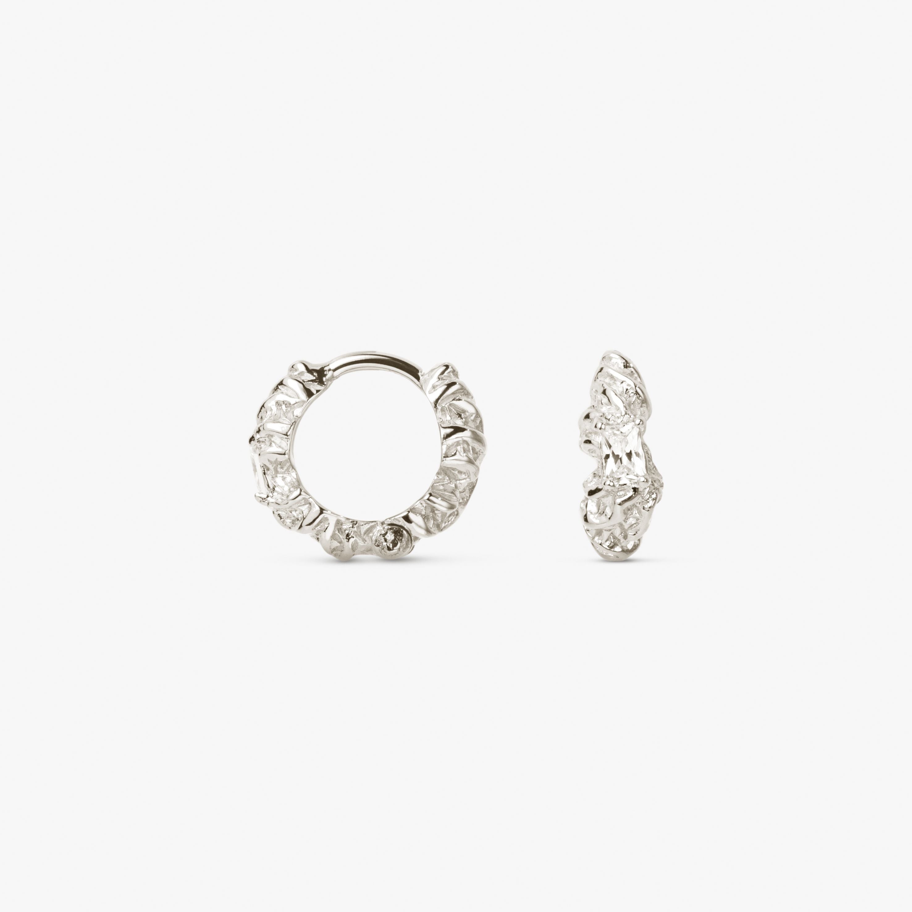 Lille Flare Zebra Hoops