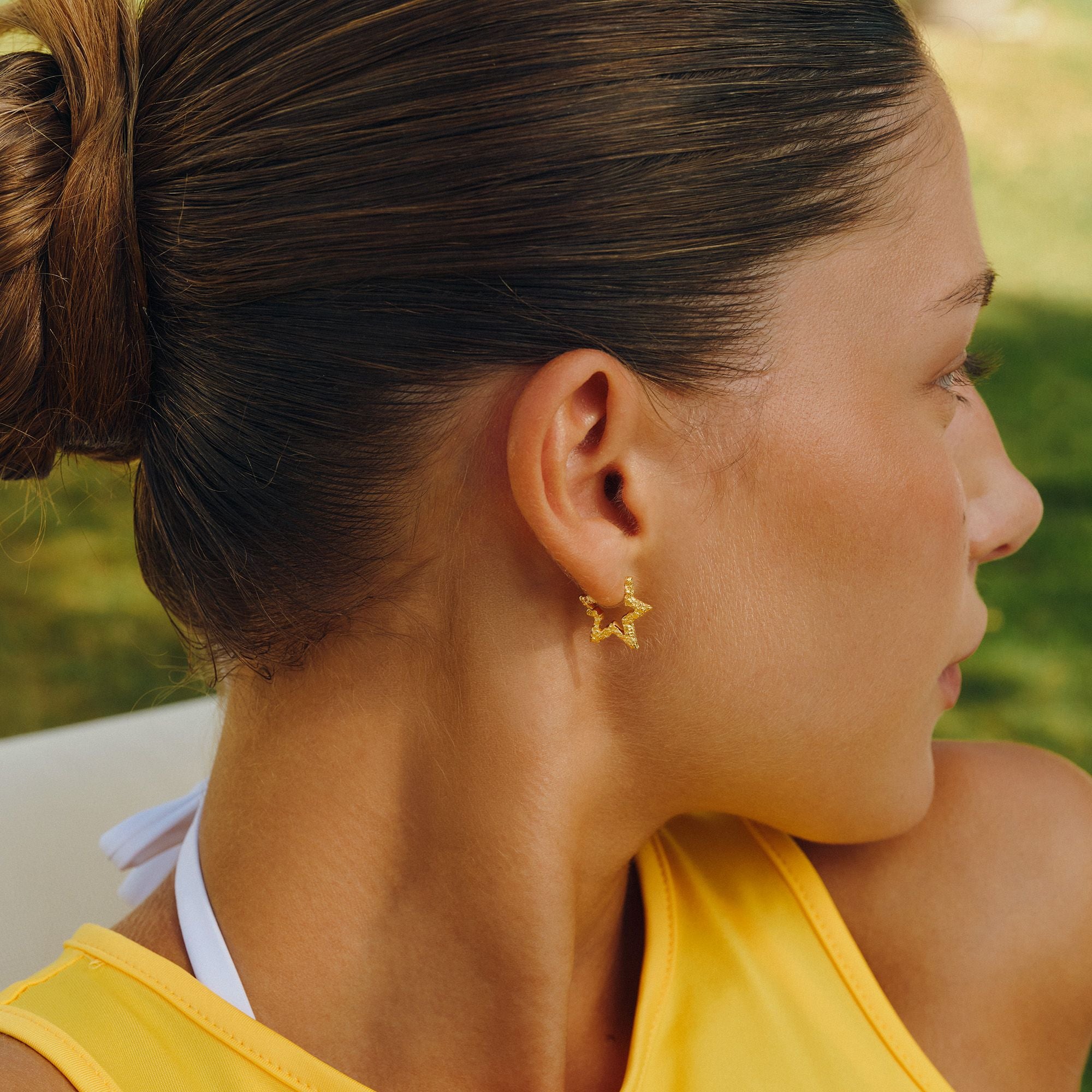 GIFT | Mellem Star Sparkly Hoops