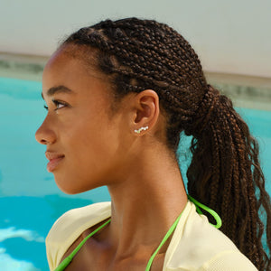 GIFT | Wavy Gem Dots Earclimbers