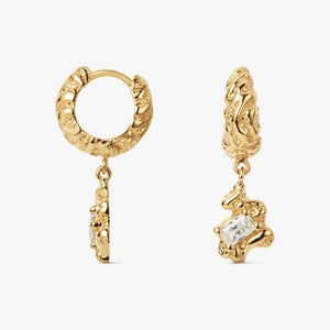 Store Flare Zebra Hoops