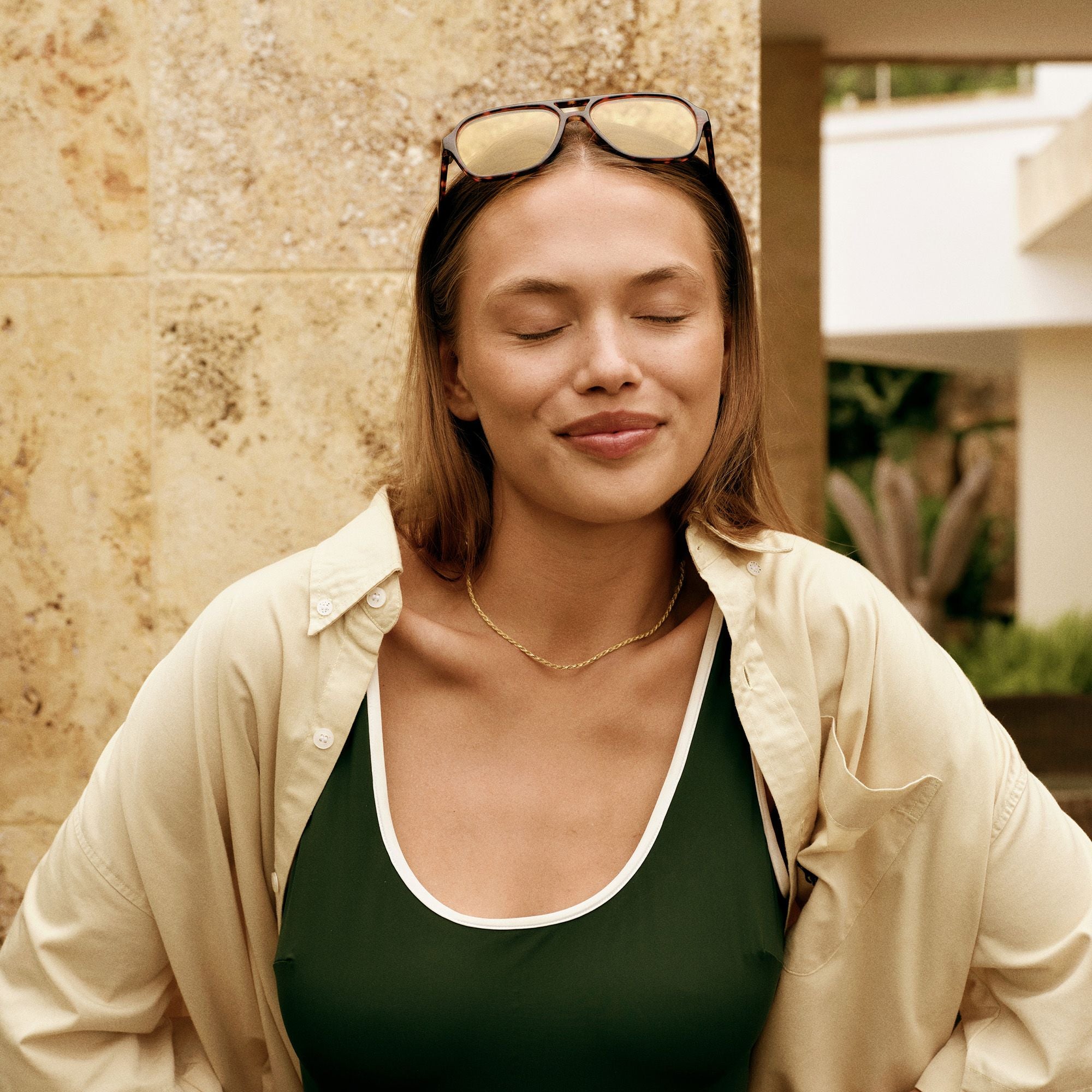 Store Twisted Sparkly Halskæde