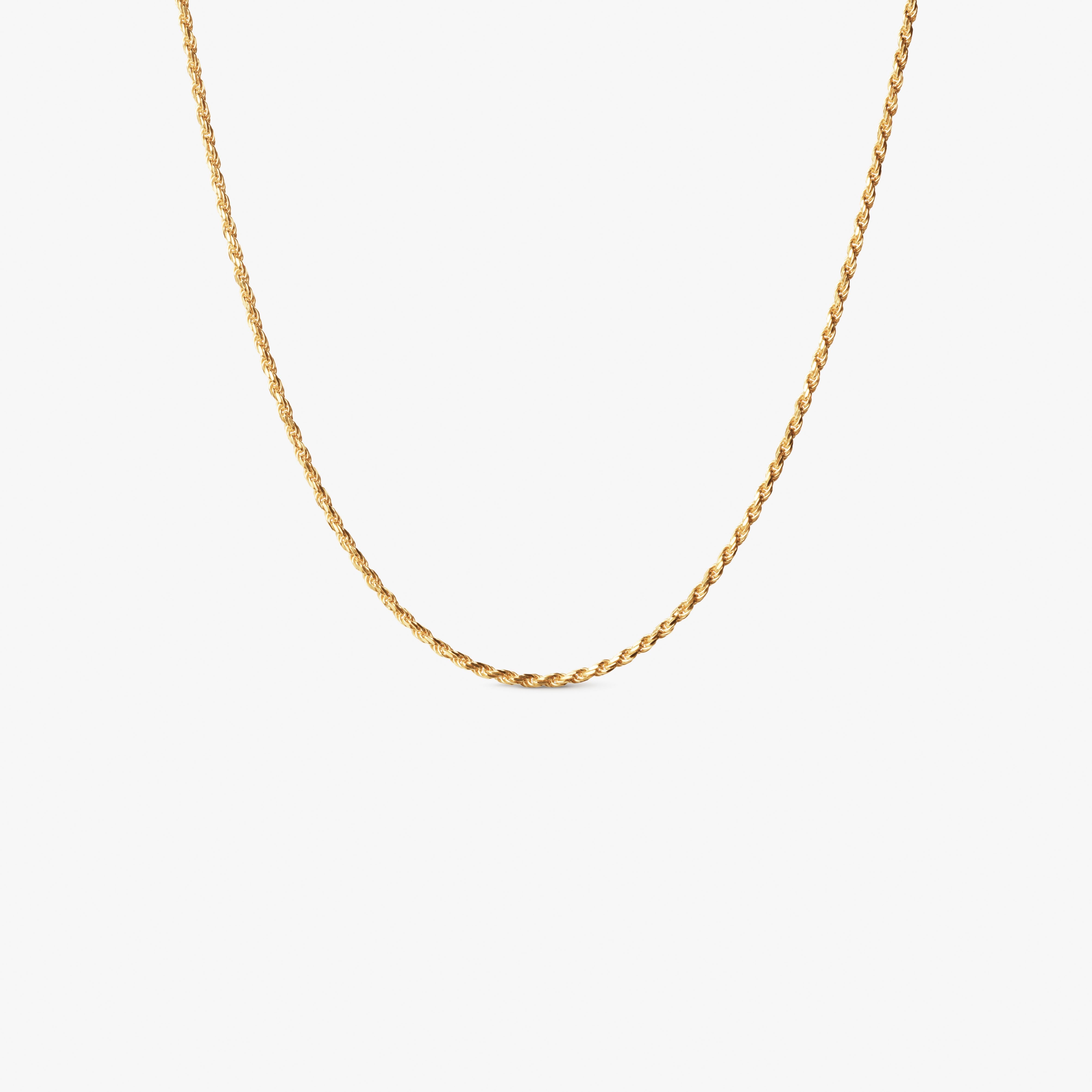 Store Twisted Sparkly Halskæde