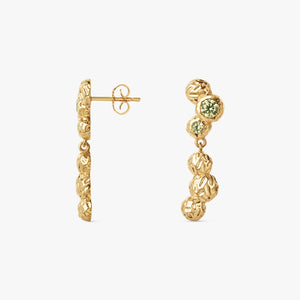 Wavy Gem Dots Øreringe