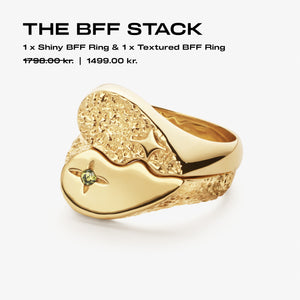 Textured BFF Sparkly Ring