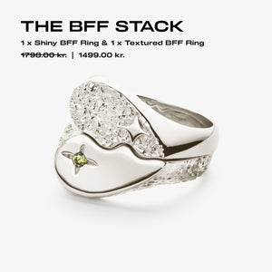 Textured BFF Sparkly Ring
