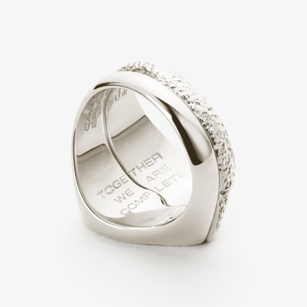 Textured BFF Sparkly Ring
