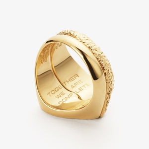 Textured BFF Sparkly Ring