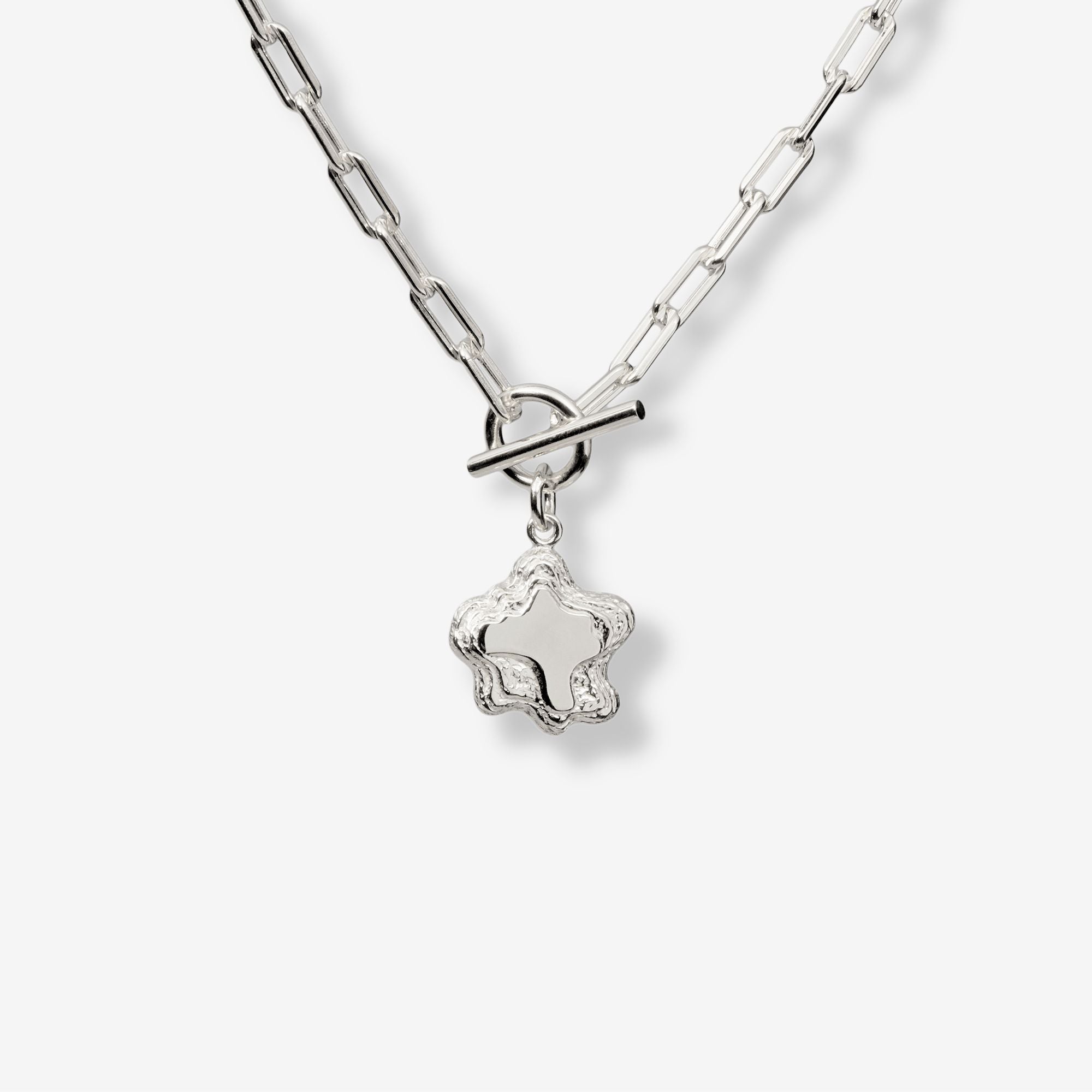 Curvy Layers T-Lock Halskæde