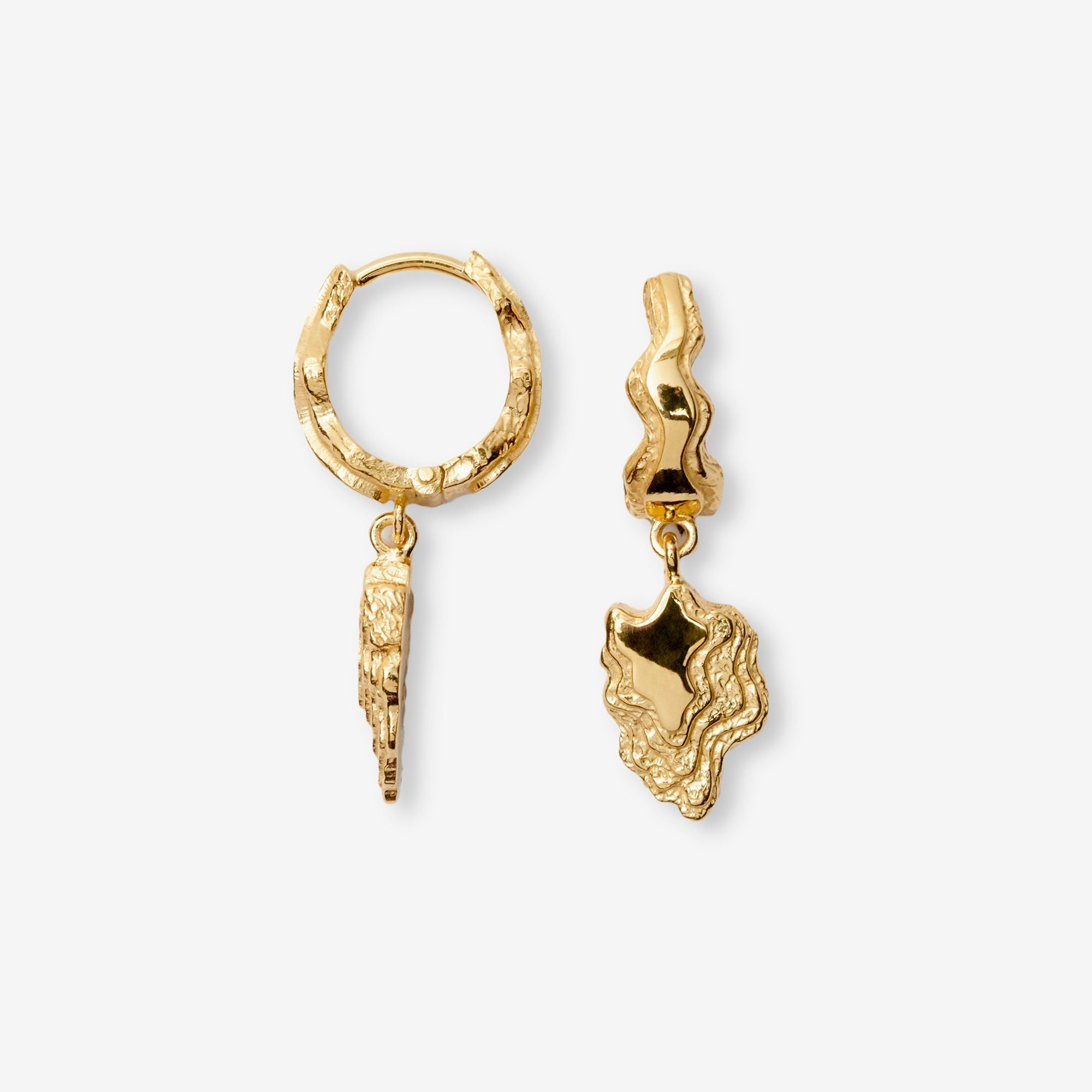 Store Blurry Layers Øreringe