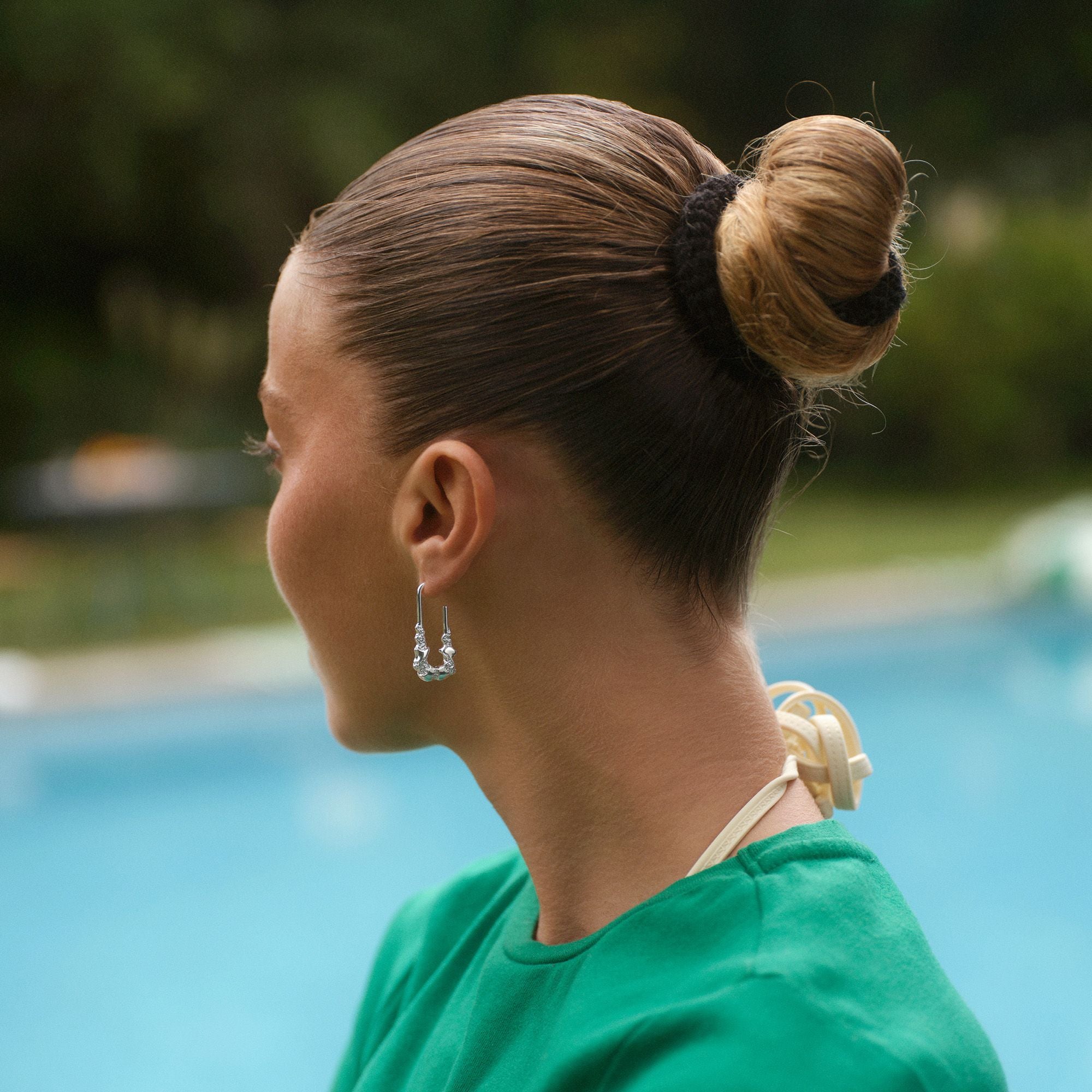 Store Lumina Contrast Øreringe