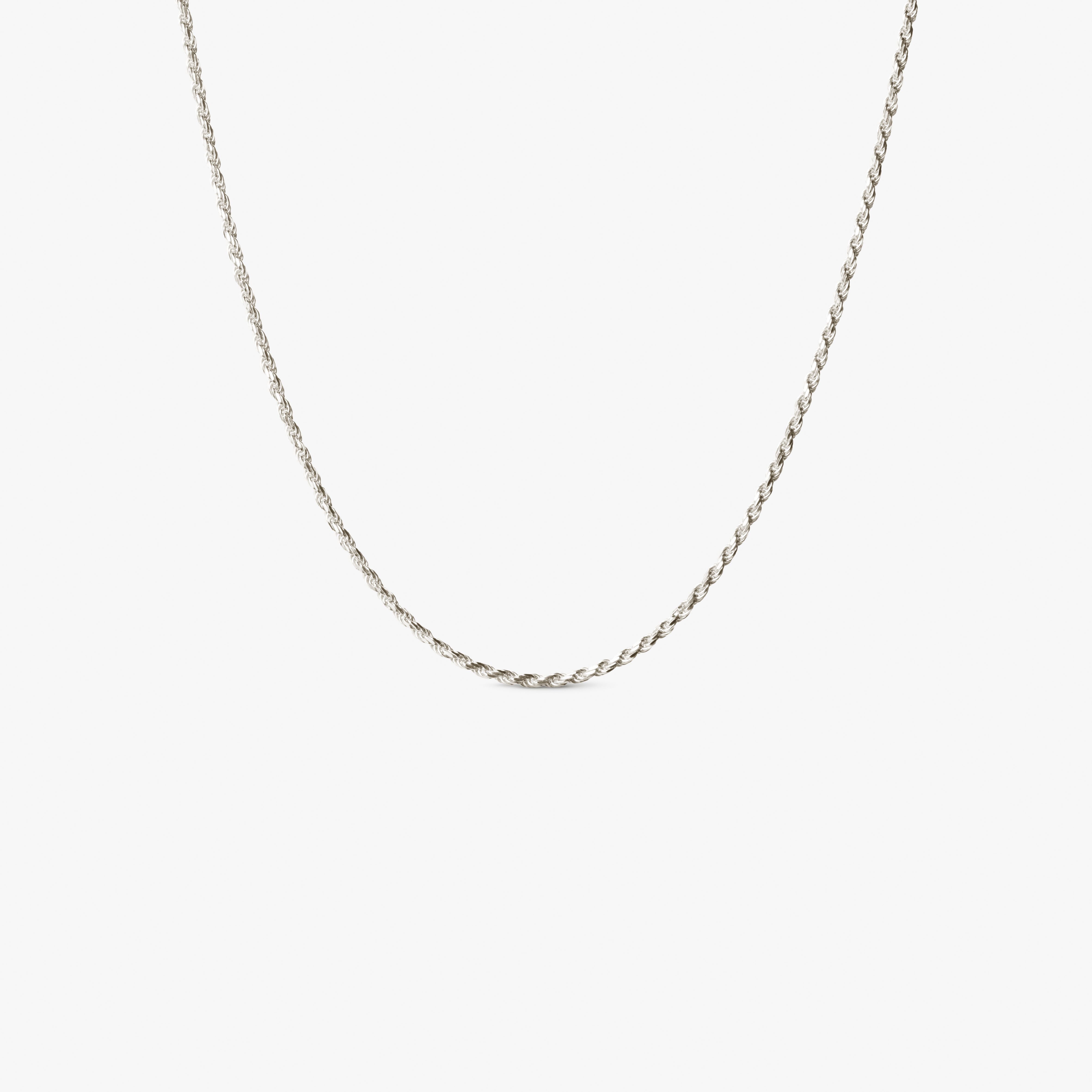 Store Twisted Sparkly Halskæde