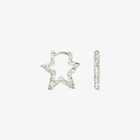 Mellem Star Sparkly Hoops