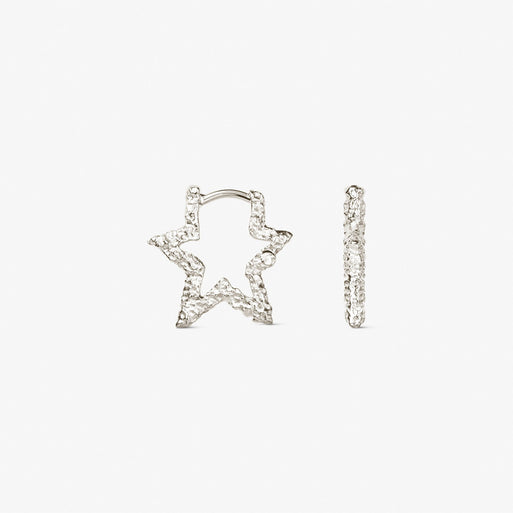 Mellem Star Sparkly Hoops