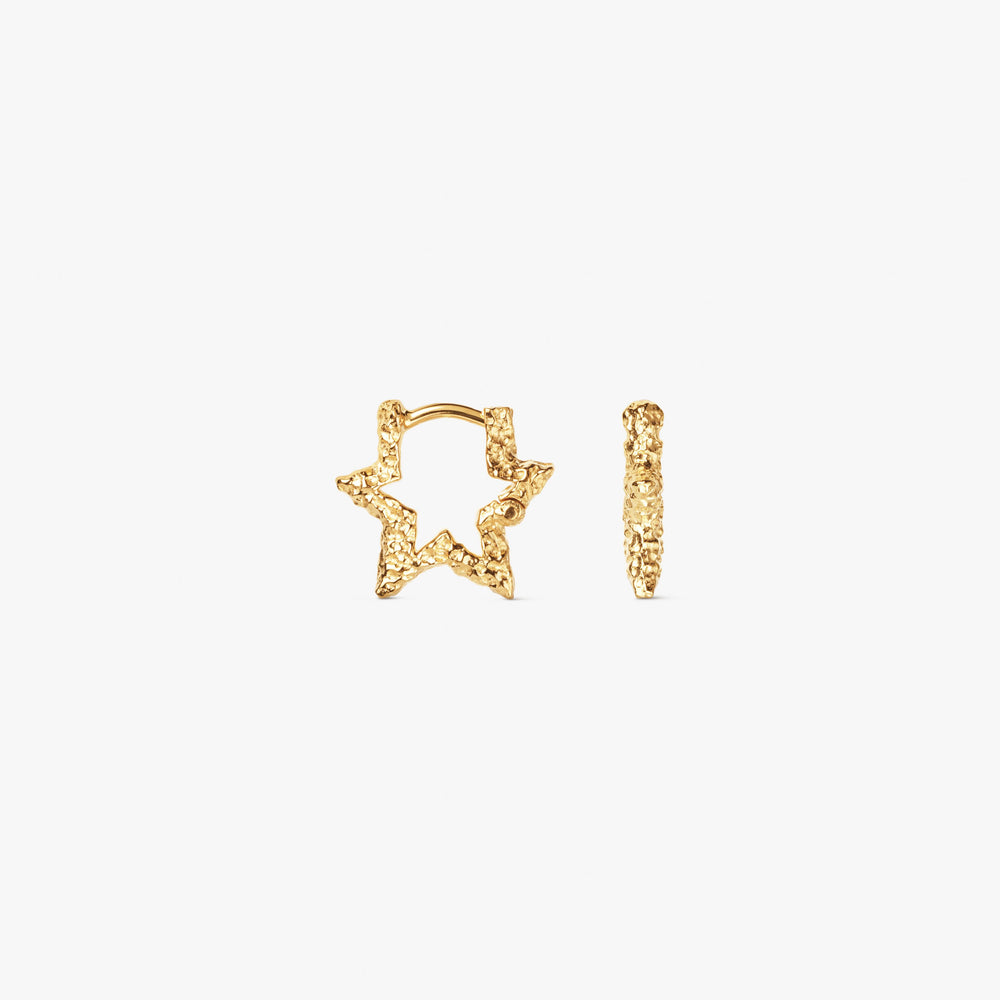 GIFT | Mini Star Sparkly Hoops