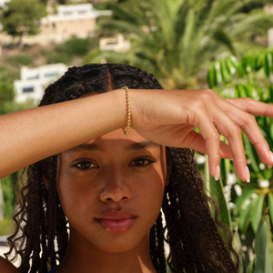 Store Shiny Dots Armbånd