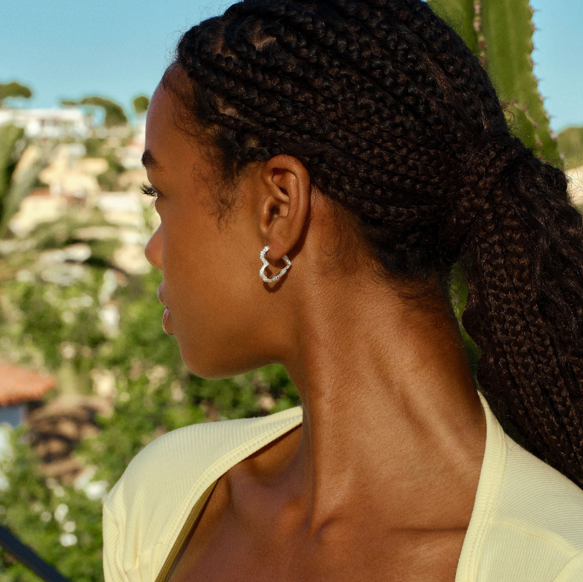 Mellem Heart Crush Hoops