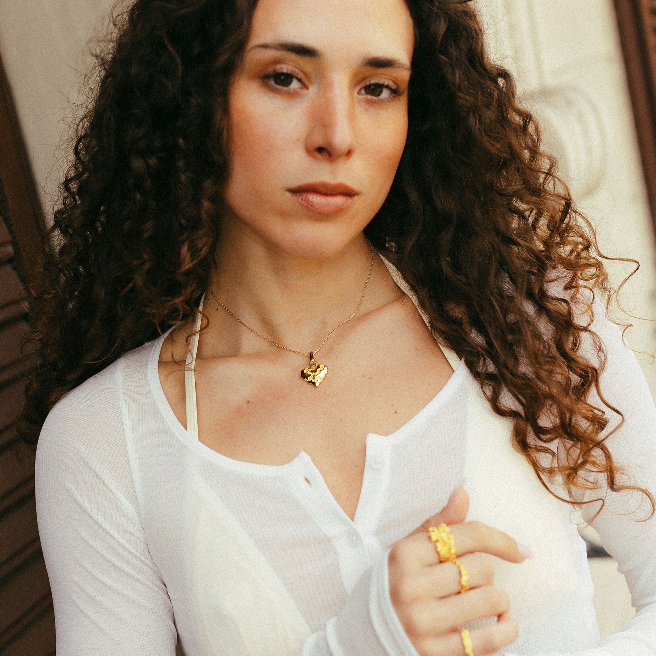 Store Heart Contrast Charm