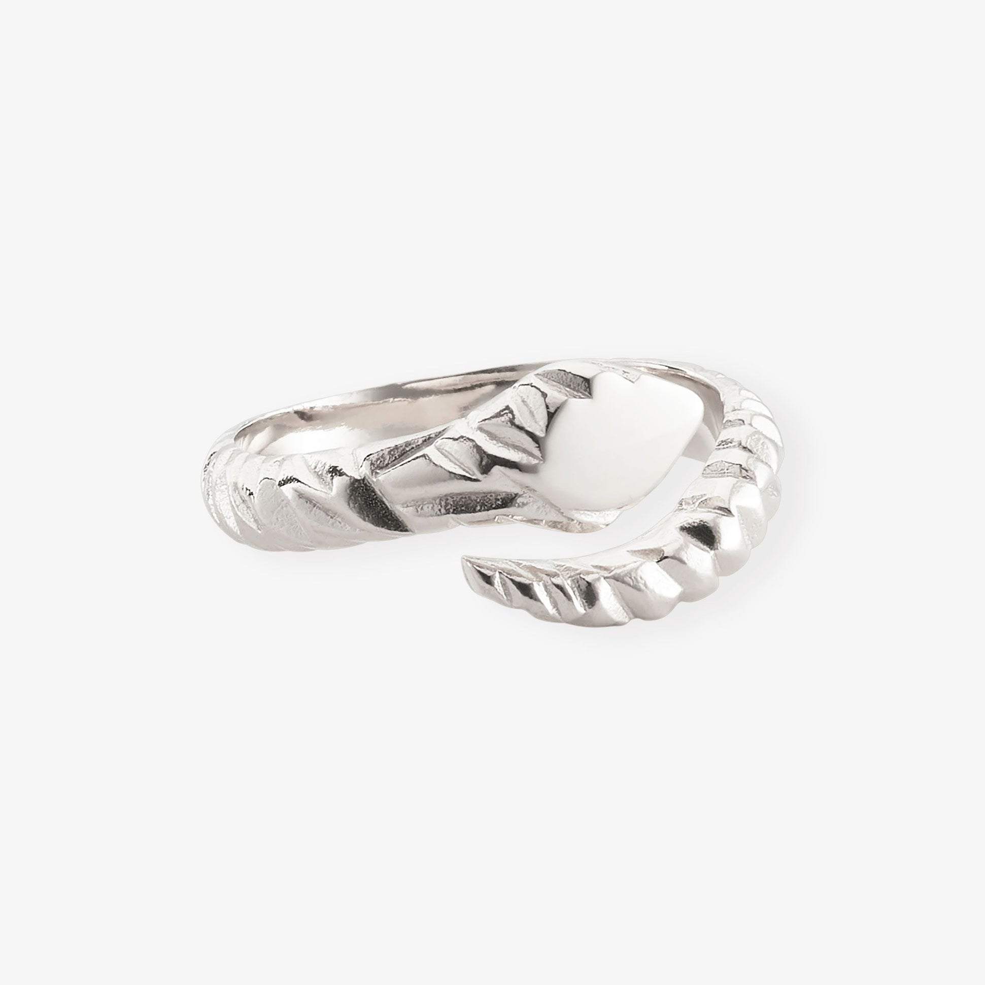 Lille Twisted Silicium Ring