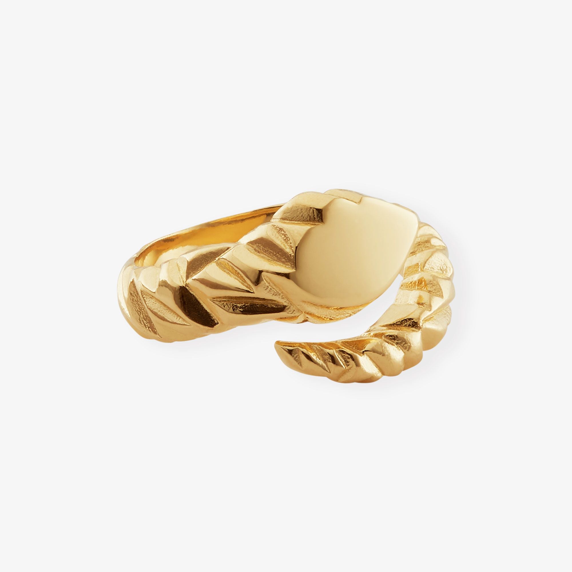 Store Twisted Silicium Ring