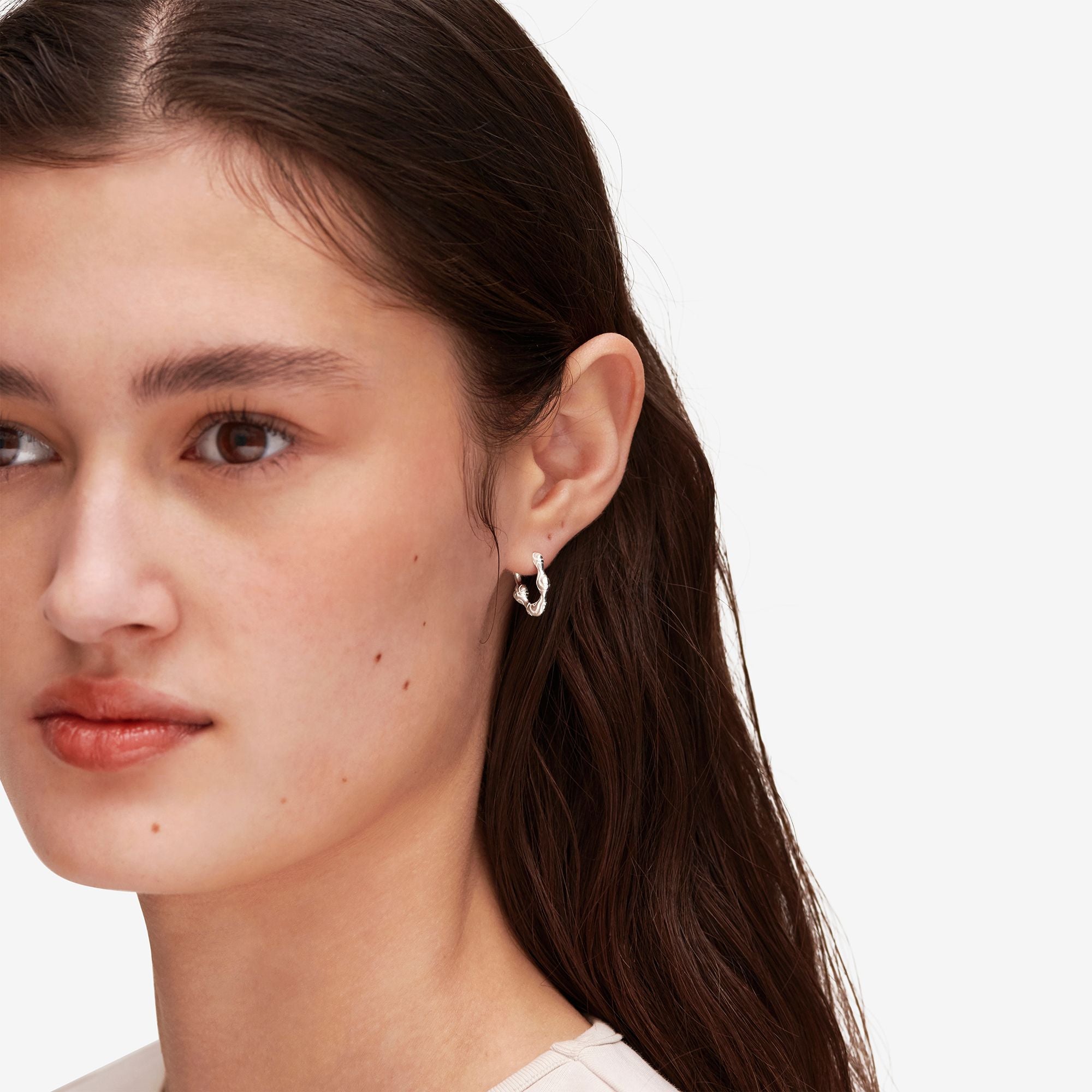 Lille Bubbly Flow Øreringe